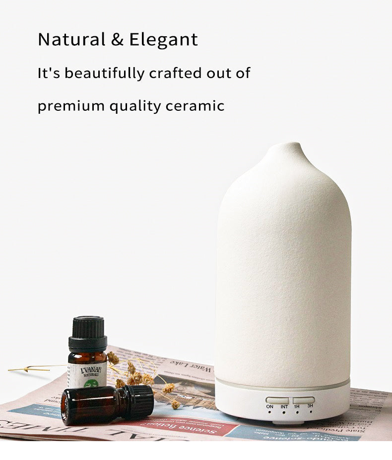 5 Colors Humificador Ceramic Aroma Diffuser Ultrasonic Diffusers Ceramic Humidifier