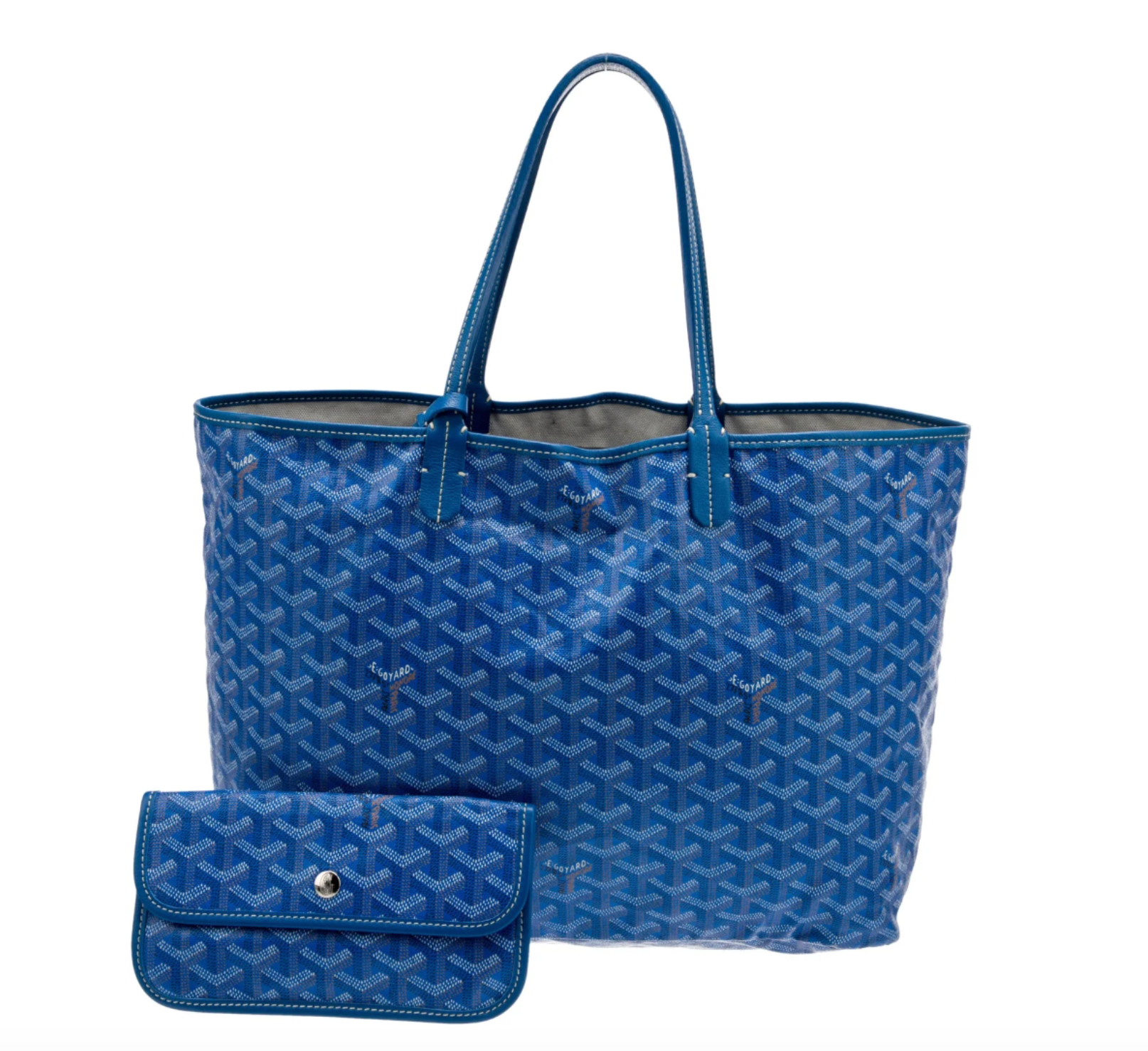 GOYARD Blue Goyardine St. Louis PM
