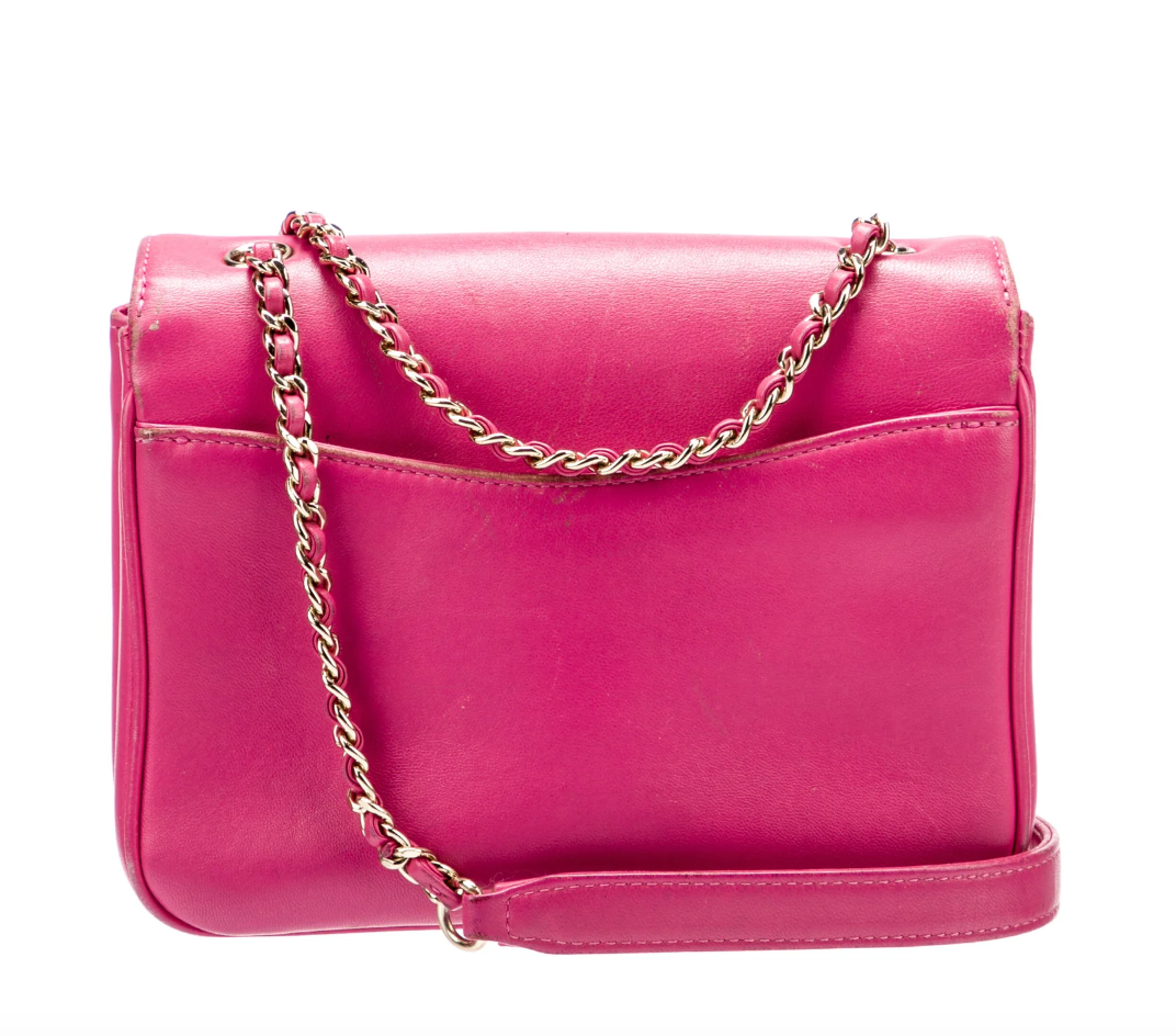 CHANEL CC Mania Flap Bag with Chain