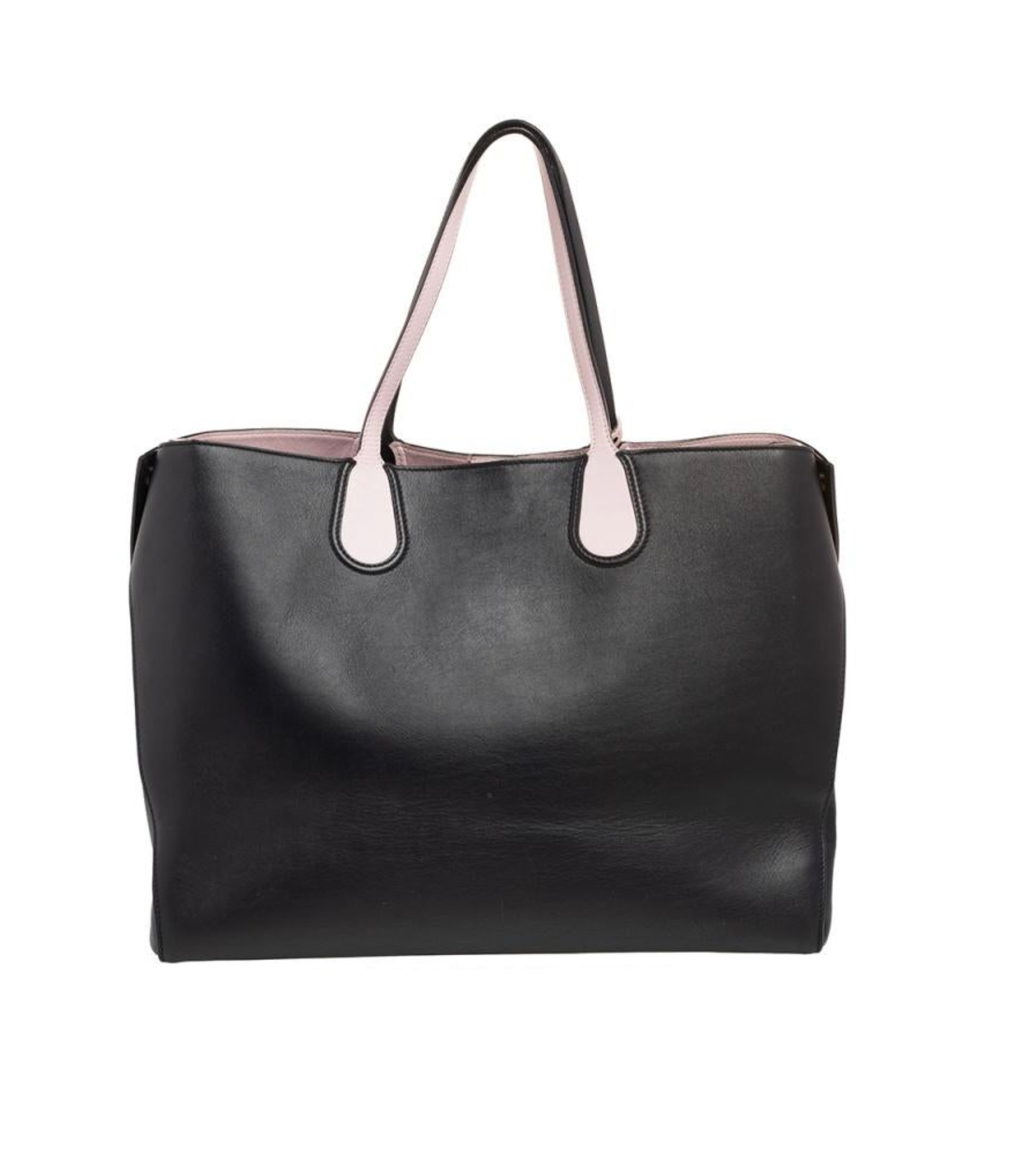 DIOR Black Leather Open Bar Tote