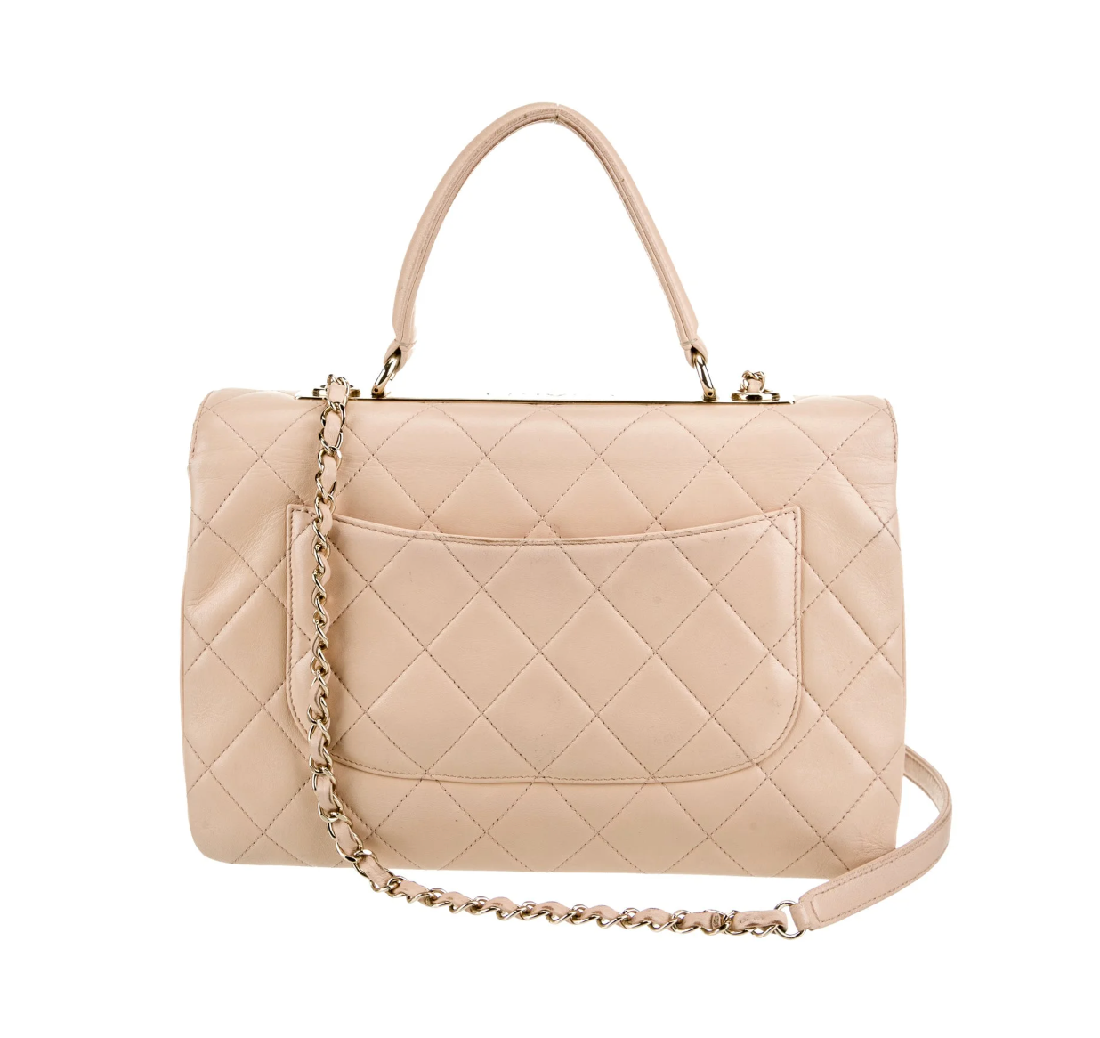 CHANEL Neutral Medium Trendy CC Flap Bag