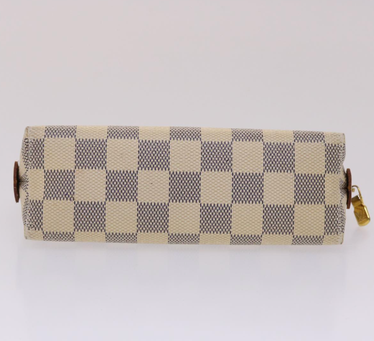 LOUIS VUITTON Damier Azur Pochette Cosmetic PM Pouch