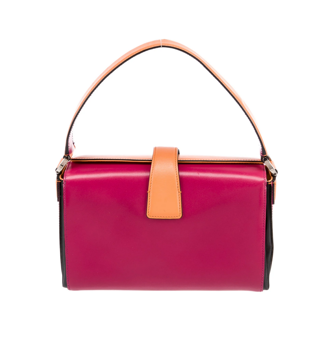 FERRAGAMO Orange/Red Single Gusset Shoulder Bag