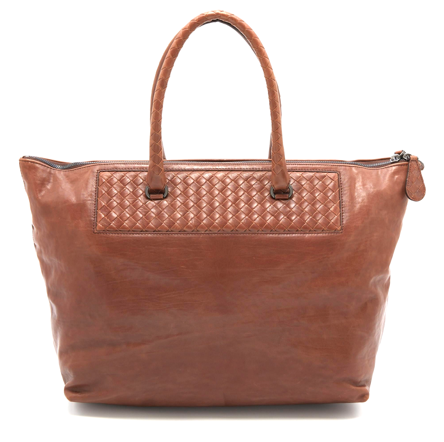 BOTTEGA VENETA Brown Intrecciato Tote