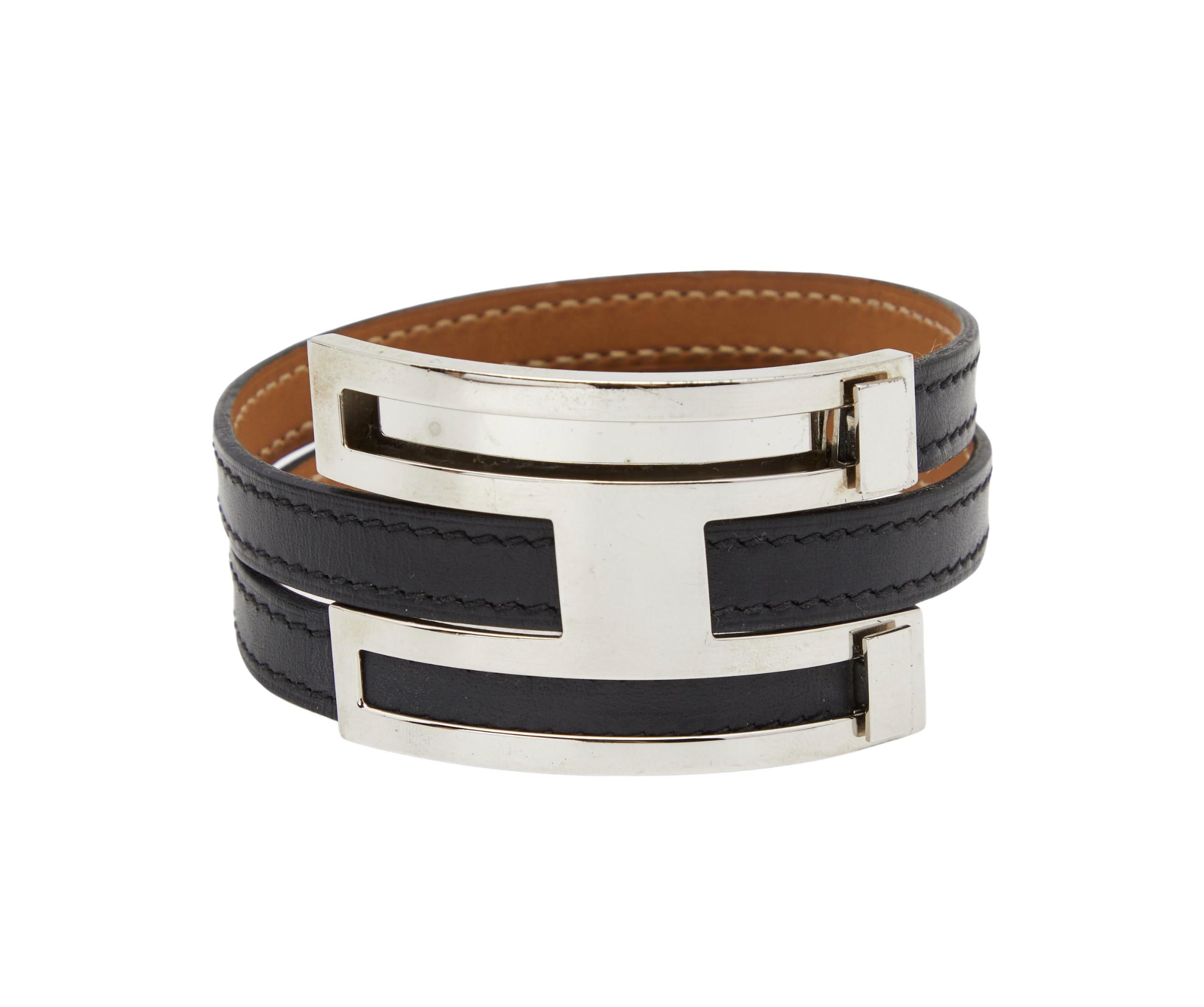 HERMES Pousse Pousse Adjustable H Bracelet