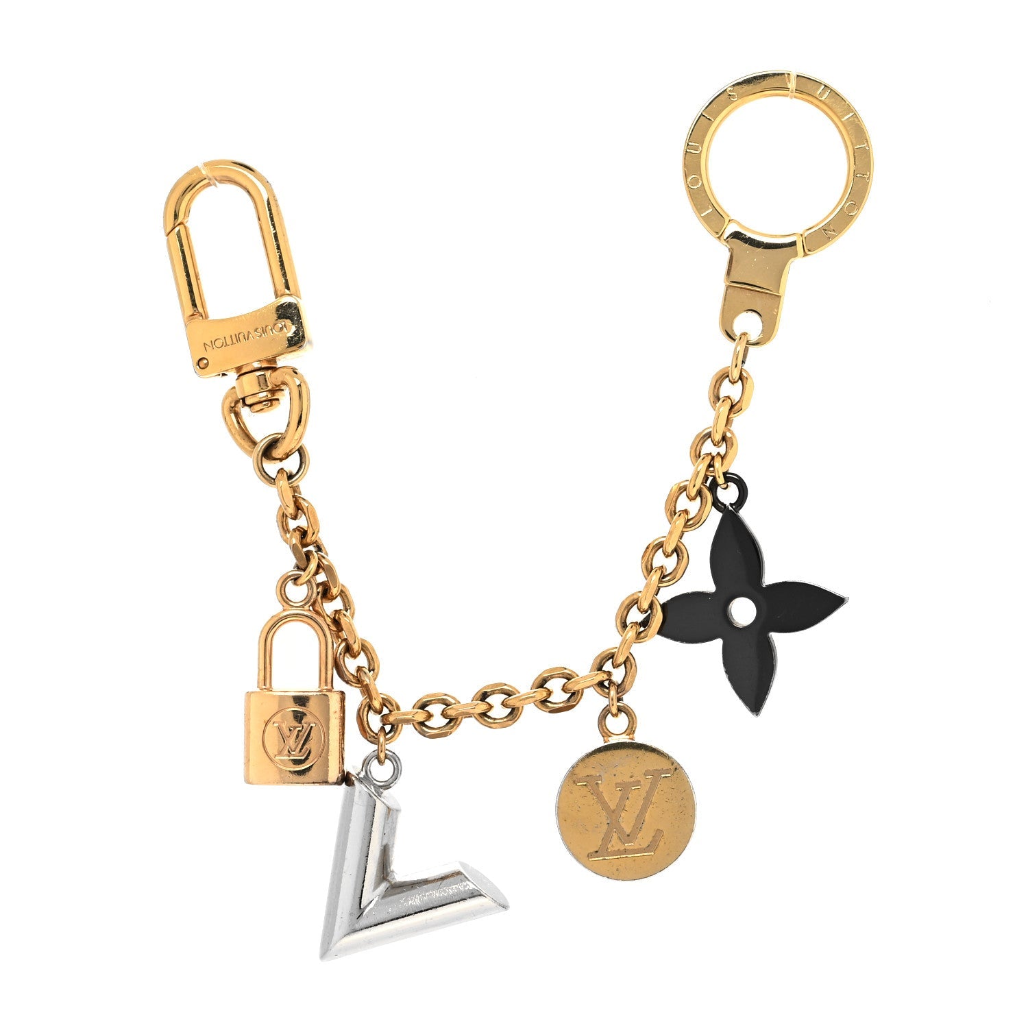 LOUIS VUITTON Kaleido V Bag Charm & Key Holder