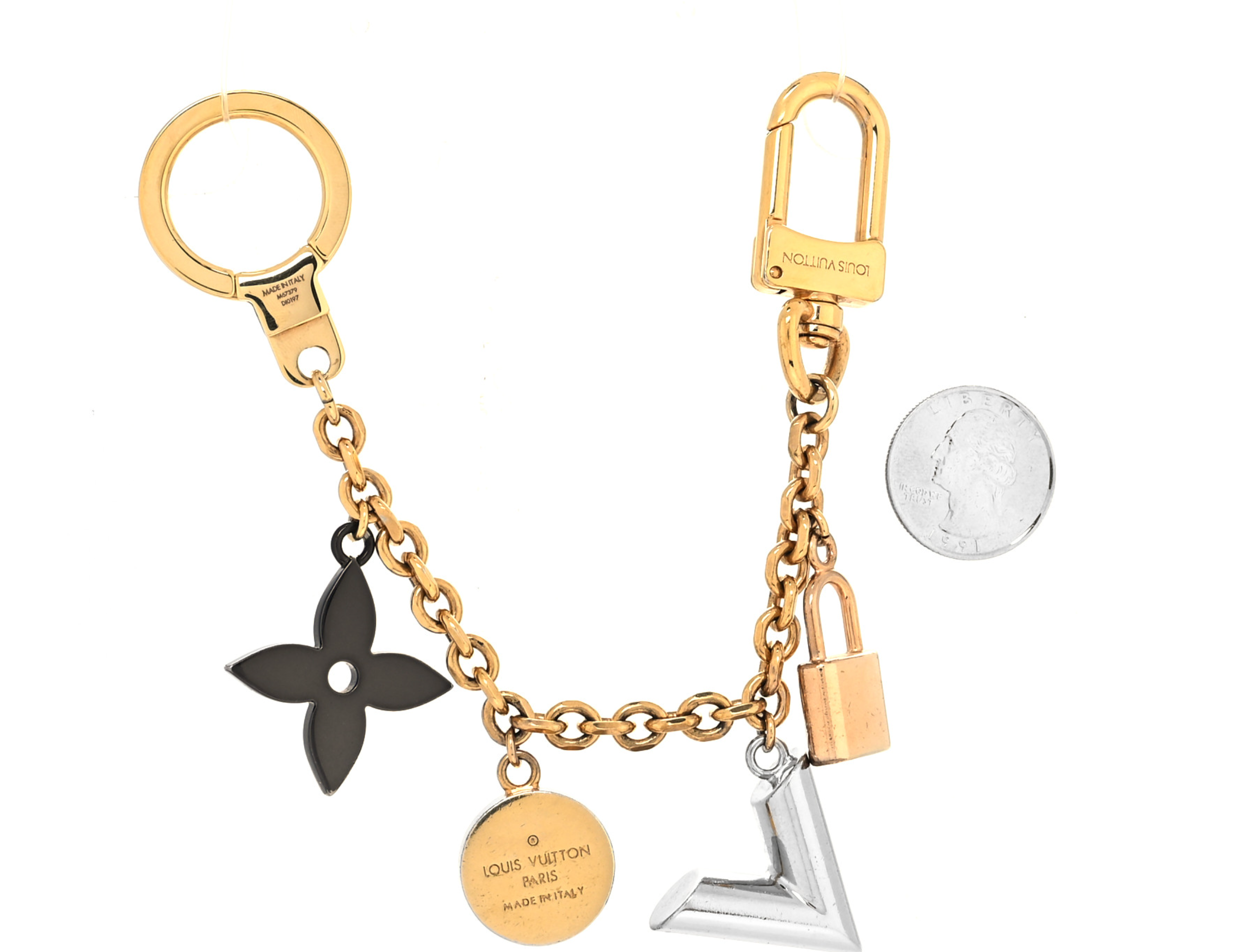 LOUIS VUITTON Kaleido V Bag Charm & Key Holder