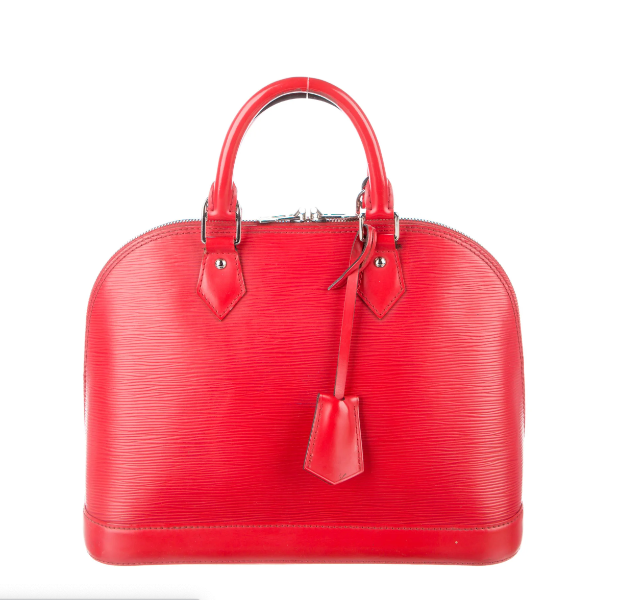 LOUIS VUITTON Red Alma PM