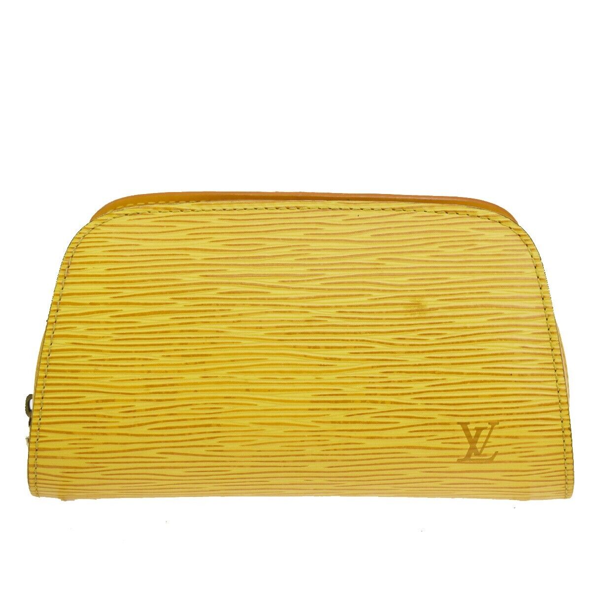 LOUIS VUITTON Yellow Epi Dauphine PM Pouch