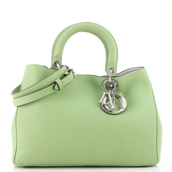 CHRISTIAN DIOR Green Diorissimo Tote