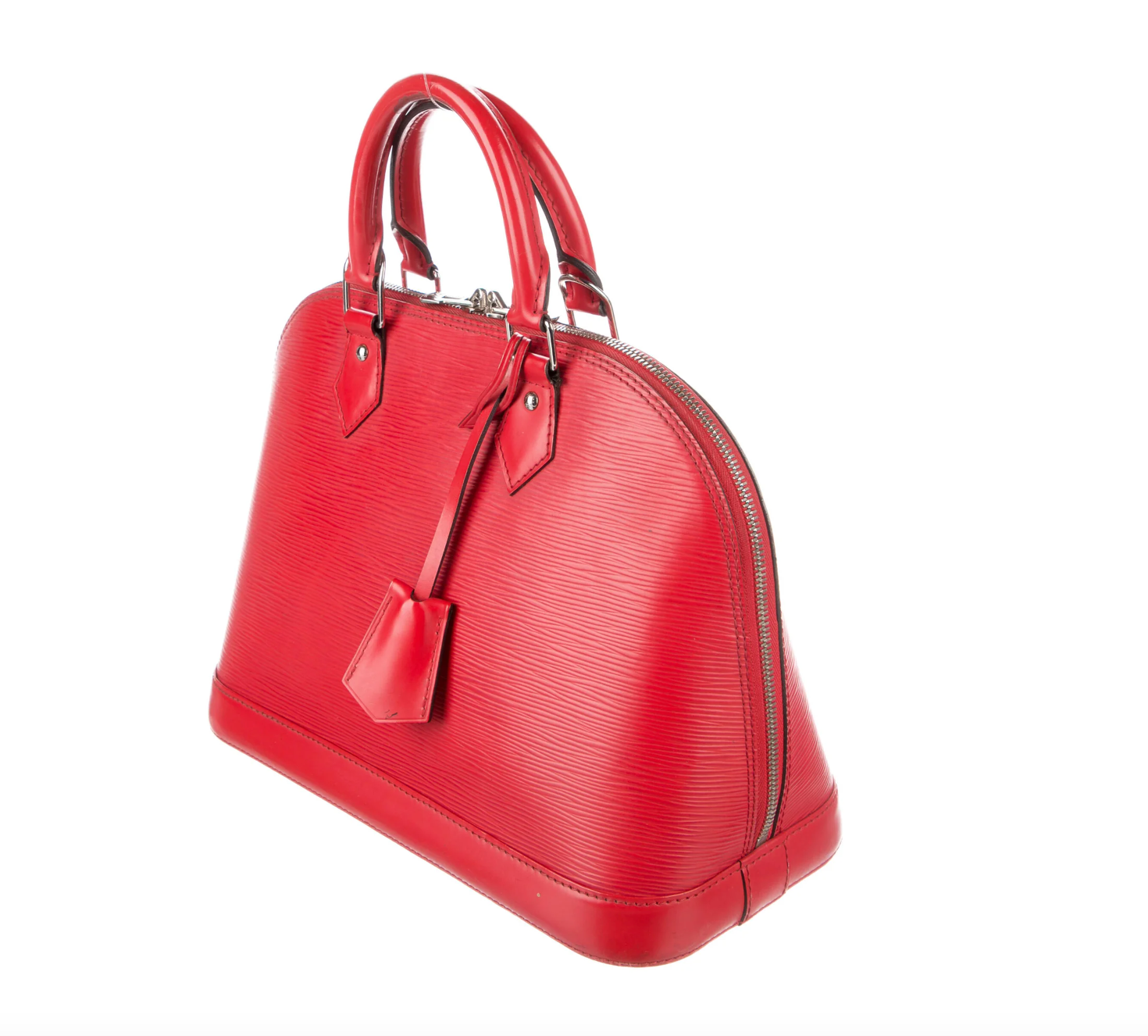 LOUIS VUITTON Red Alma PM