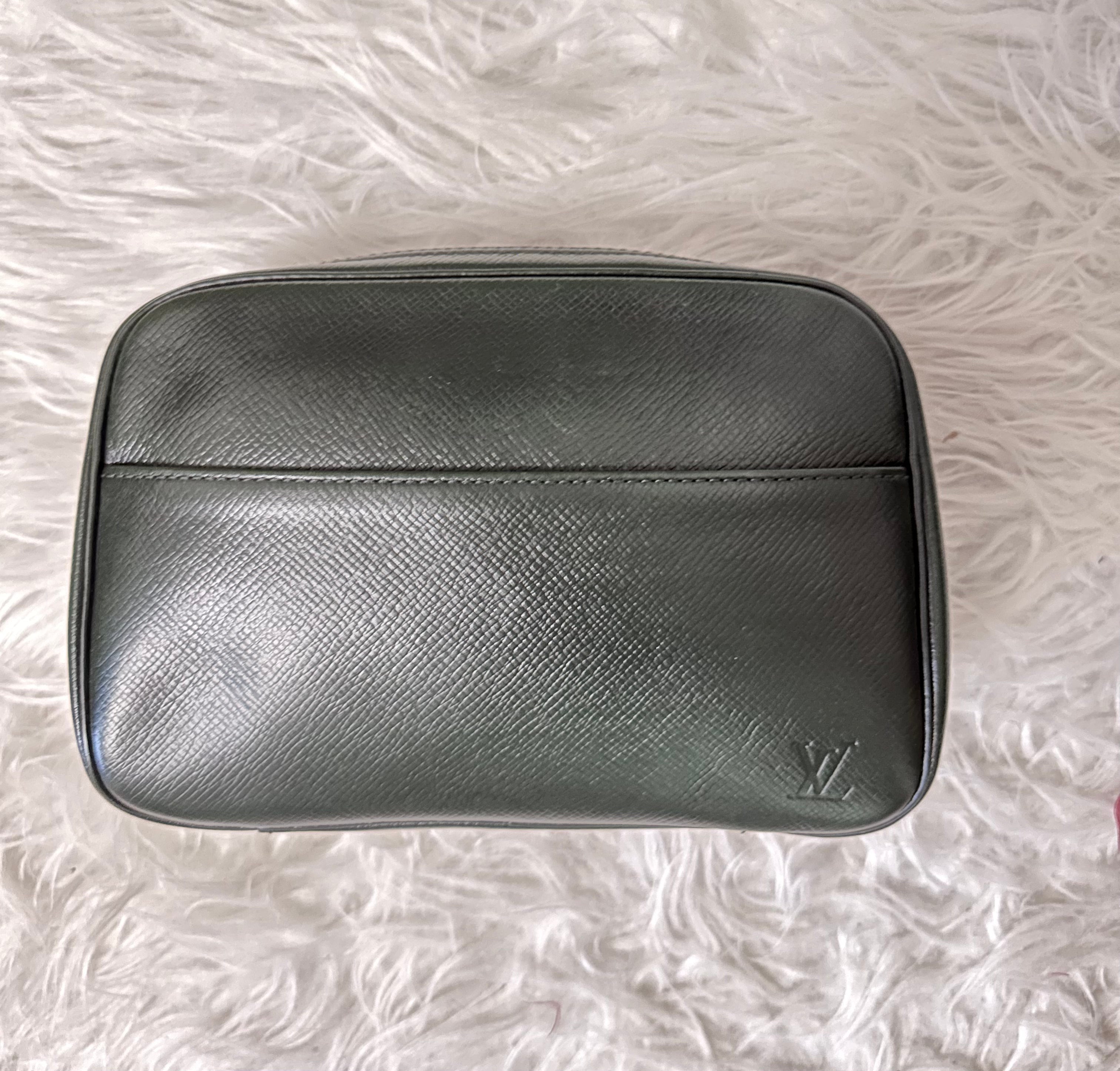 LOUIS VUITTON Green Toiletry Bag